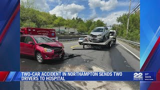 Two injured in North King Street crash in Northampton