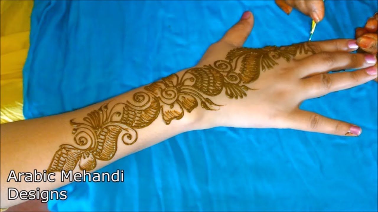 Simple Arabic Mehandi Bridal Mehndi Designs For Hands Full