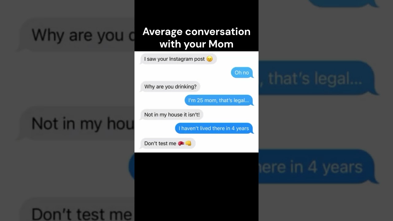 Mom Conversation 😭🤣 