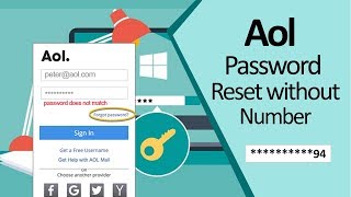 how to reset/recover aol password without phone number | how to bypass aol email password