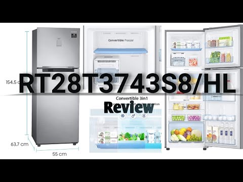 Samsung RT28T3743S8/HL Double Door with 3 in 1 Convertible Freezer, Digital Inverter, 253L Review