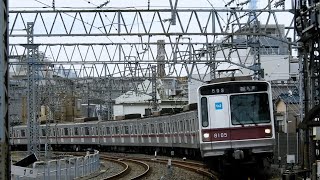 [2両だけ明らかに車体が違う] 東京メトロ半蔵門線8000系 東武スカイツリーライン(伊勢崎線)急行久喜行き