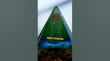 How I built the Orgonite pyramid from scratch to finish #shorts