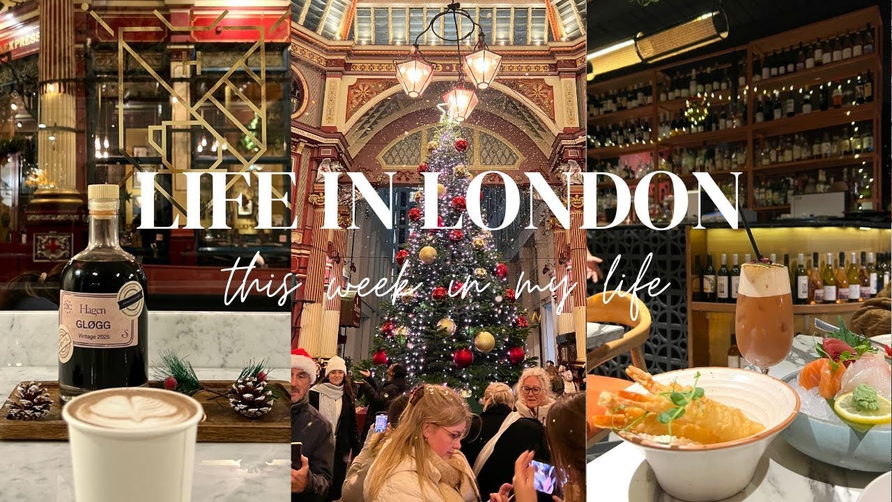 Best hot chocolate in London I Snowing in Leadenhall Market I Best Pan Asian cuisine I Christmas