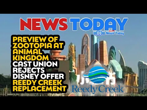 Preview of Zootopia at Animal Kingdom, Cast Union Rejects Disney Offer, Reedy Creek Replacement