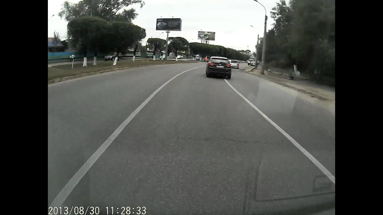 сплошная полоса, последствия наезда - YouTube