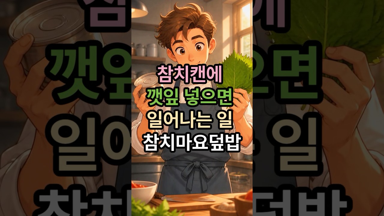 참치마요덮밥 레시피 숏폼 썸네일