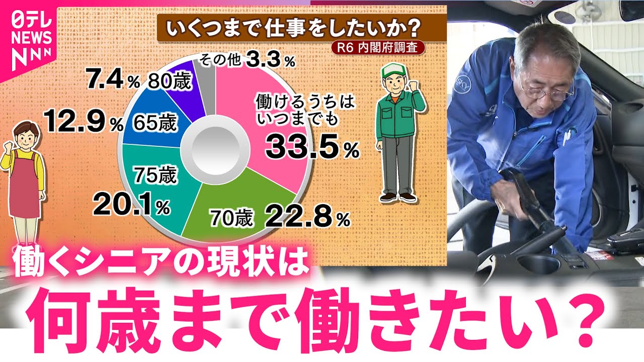 【労働】70代でも活躍！人生100年時代 