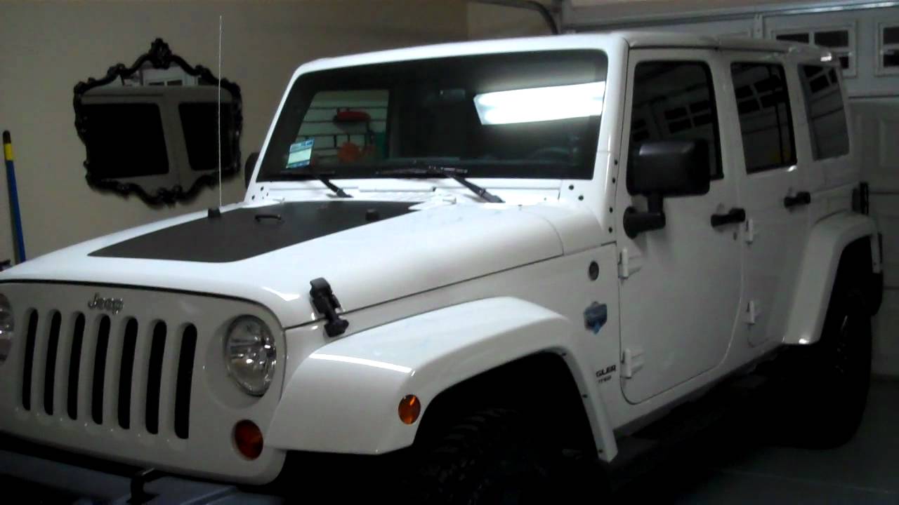 2012 Jeep Wrangler Unlimited Sahara Arctic Edition teaser review - YouTube