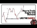 How To Trade Supply and Demand Like The Banks | Free Strategy | For Beginners