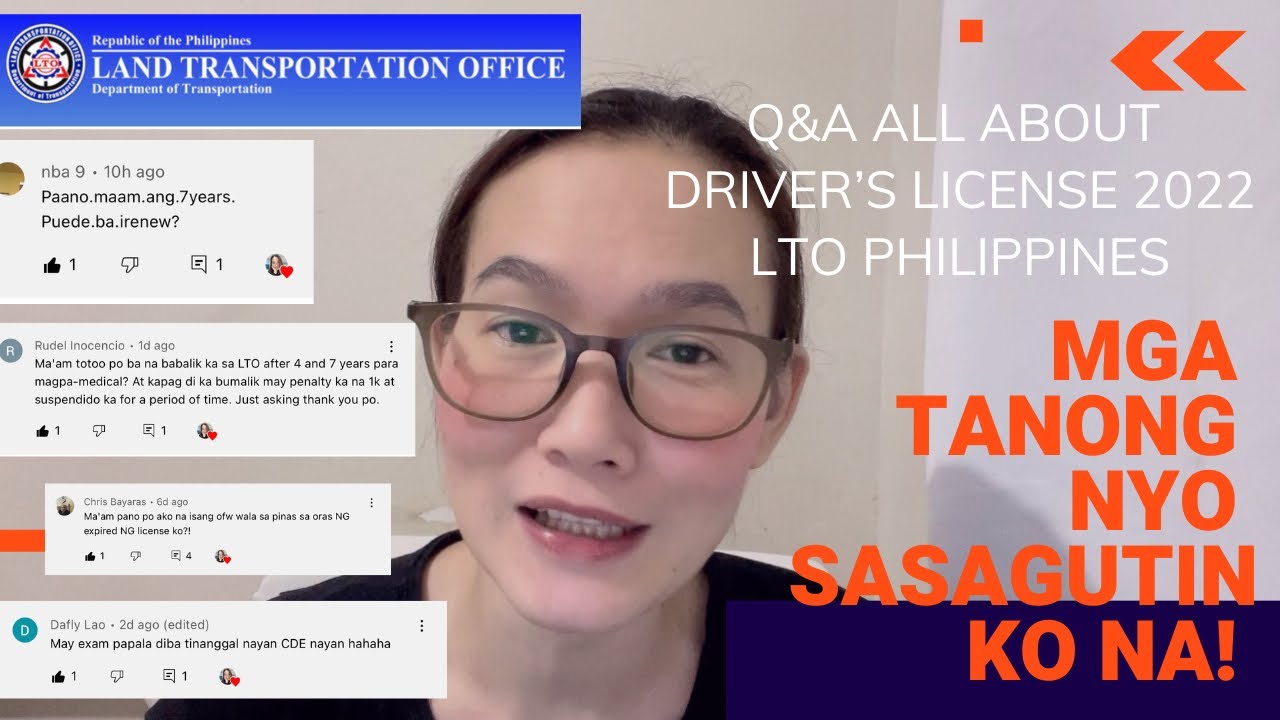 Q&A ABOUT DRIVER’S LICENSE RENEWAL 🇵🇭 CDE OFW RENEWAL LTO