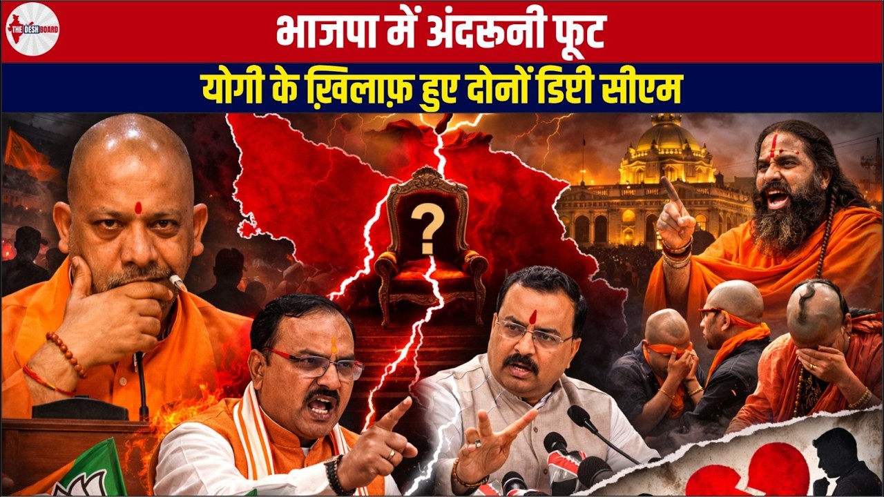 योगी vs केशव मौर्य vs बृजेश पाठक | स्वामी अविमुक्तेश्वरानंद केस से मचा सियासी भूचाल #UPPolitics