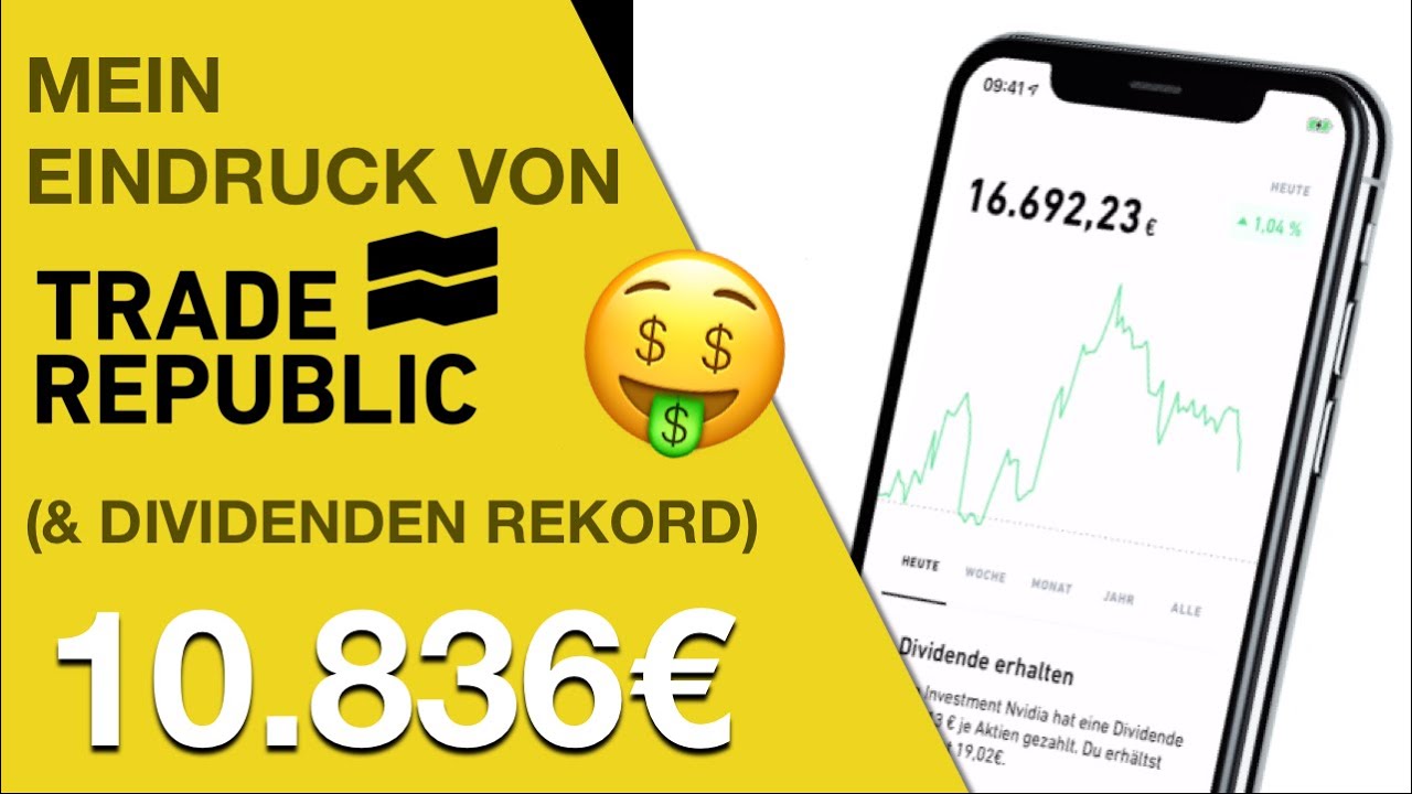 Dividenden Rekord und mein kurzer Eindruck von Trade Republic - 10.836 ...