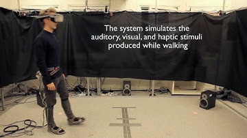 Multimodal interaction to simulate natural interactive walking