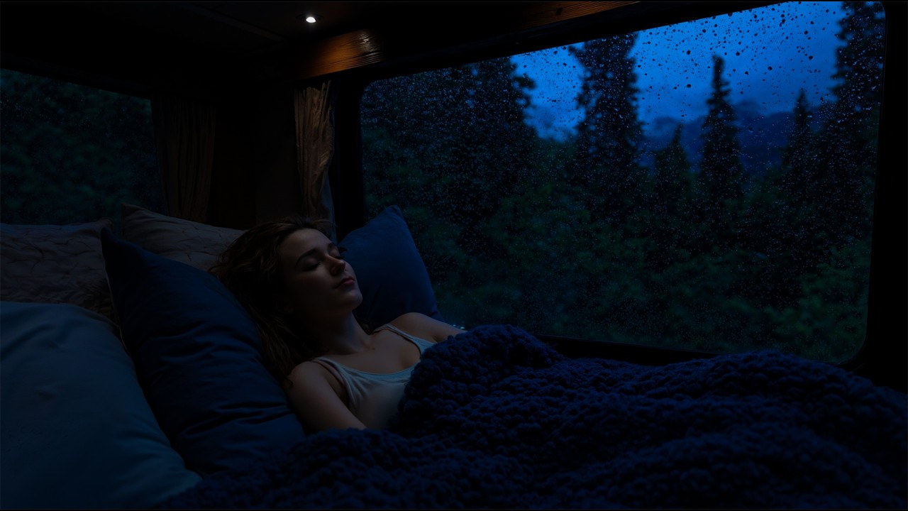 Звуки дождя для сна 🌧️ Расслабляющие звуки дождя и грома для глубокого сна и снятия стресса