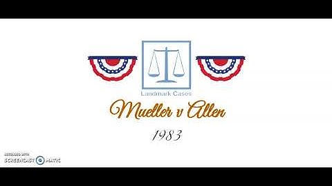 Mueller v Allen (1983)