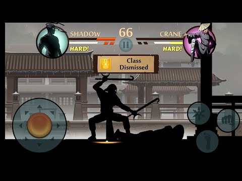 Shadow Fight 2. Fight with Crane.