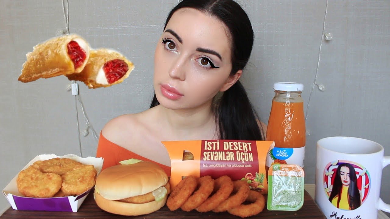 Кавказцы женятся только на своих ?? Mukbank McDonald’s 🍔/ Ayka Emilly