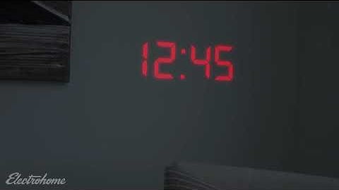 Magnasonic Projection Alarm Clock with AM/FM Radio, Battery Backup, Auto Time Set, Dual Alarm...