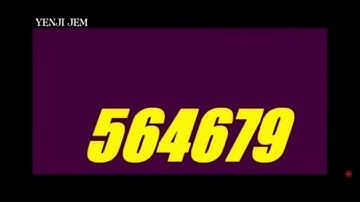 Numbers 1 to 1000000 4x speed