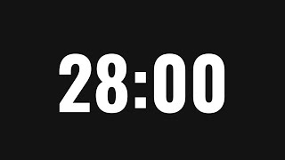 28 MINUTE COUNTDOWN TIMER ⏰ (28 Minute Timer)