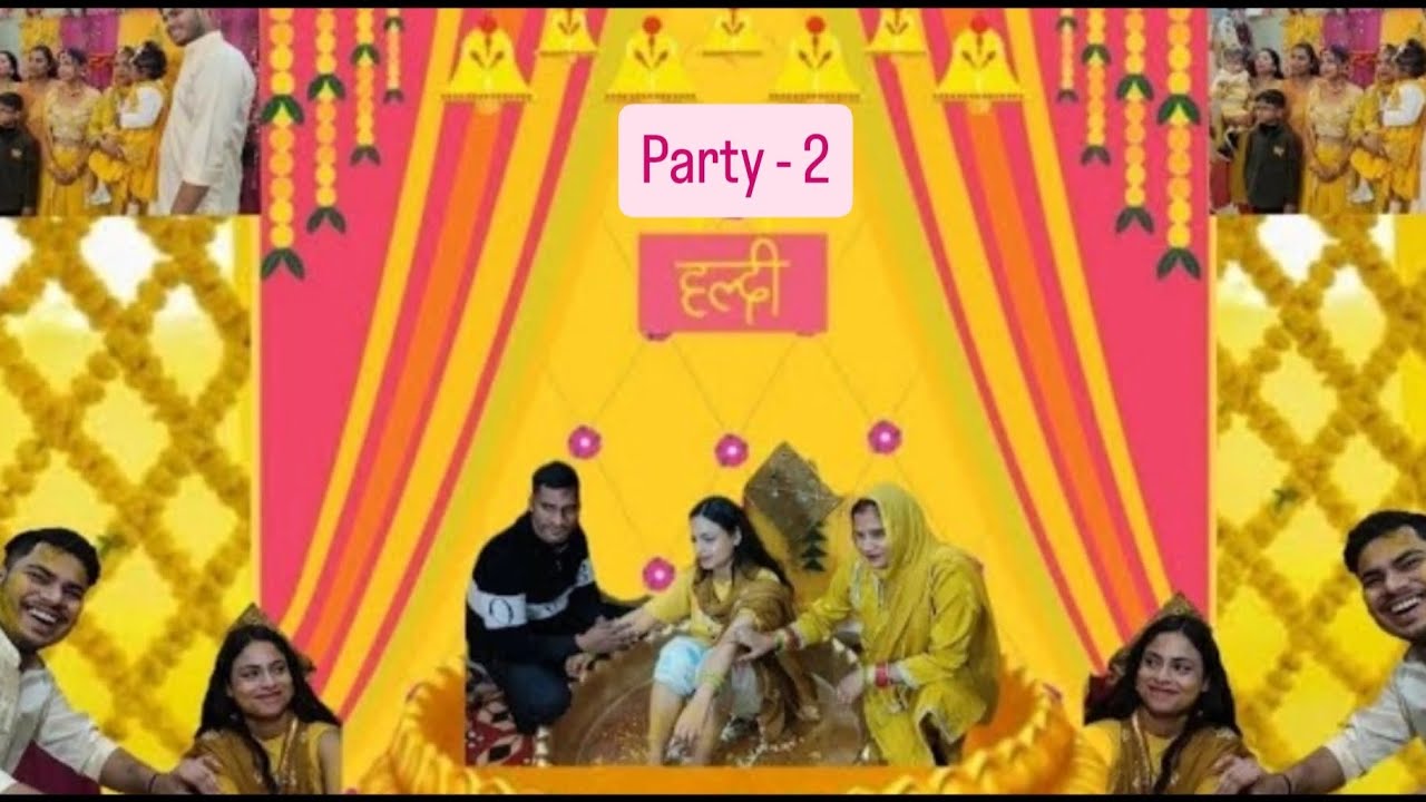 Day - 21 Daily vloggingHaldi 🥣  Part - 2 #Indian #culture #Indian typical wedding