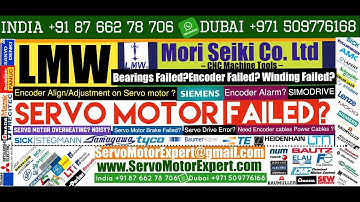 #LMW Mori Seiki Servo  Motor Failure, Servo drive failure causes? Servo Drive Repairs,Resolver Error