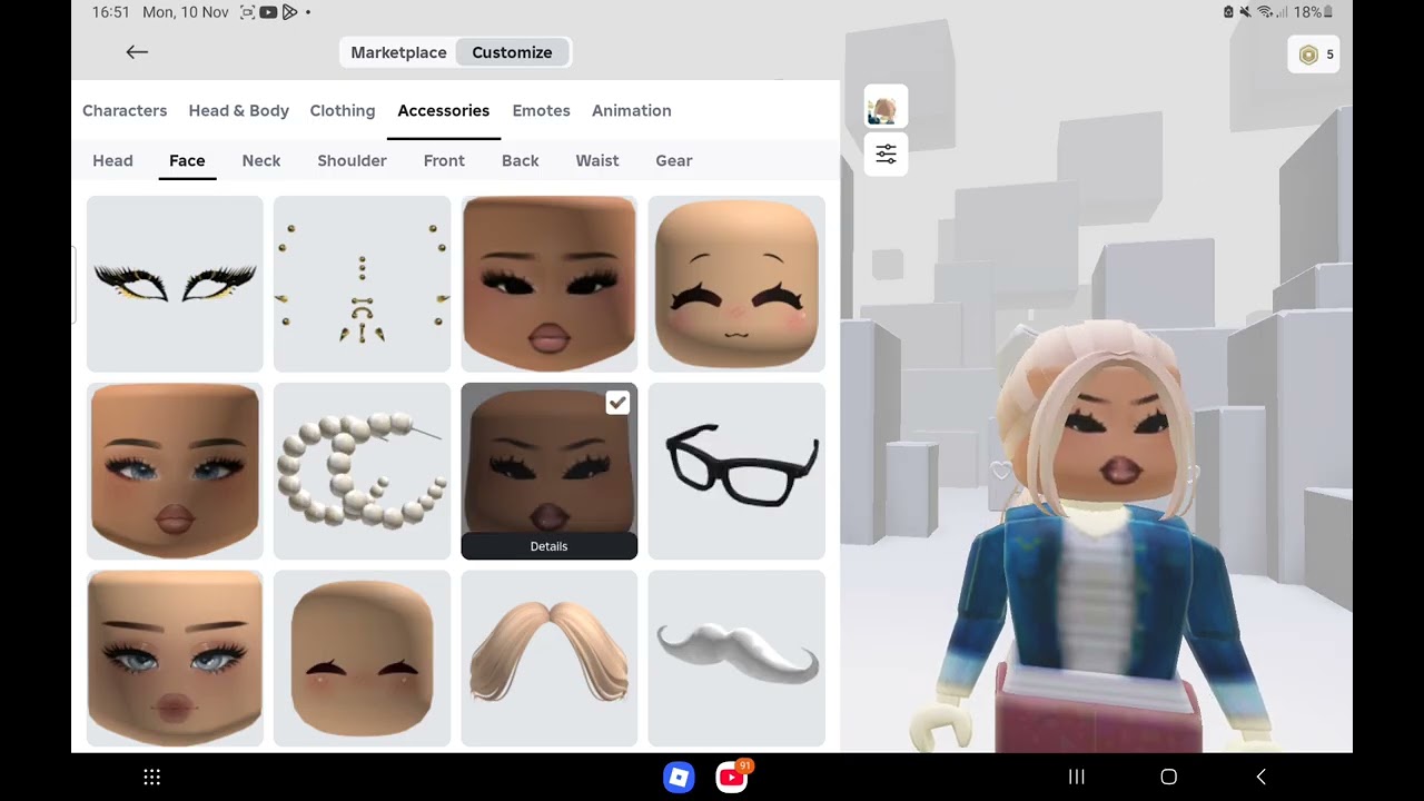 Letting my alexa app pick my roblaz avatar pt 3😇😇😇😇😇