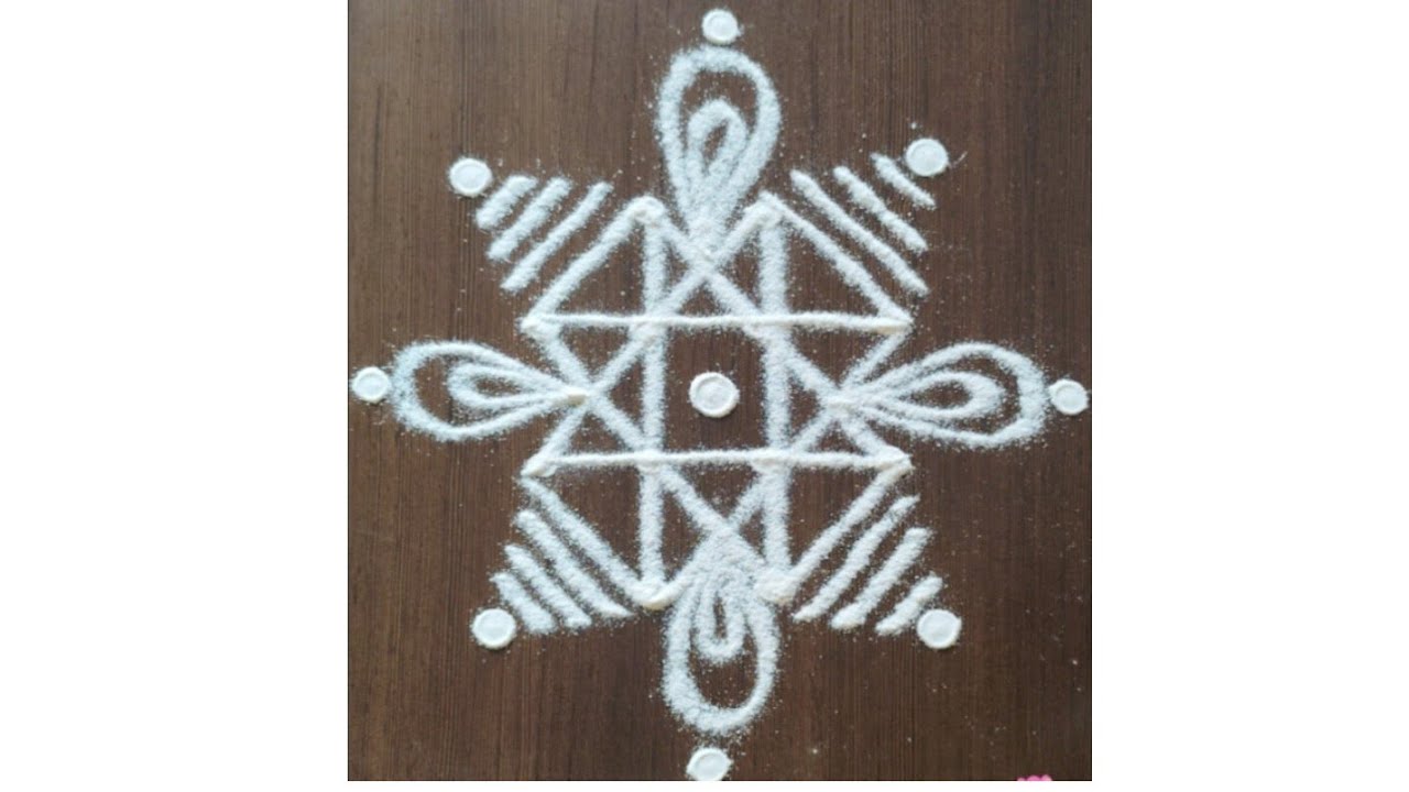 #smallkolam 🌷#simplekolam🌷#2nos.🌷