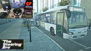 The Bus - VDL Citea LLE Smooth Drive - Line 100 | Thrustmaster TX Steering Wheel Gameplay screenshot 2
