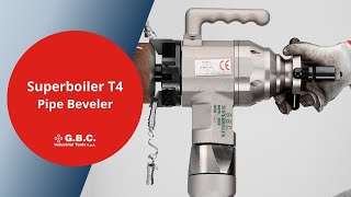 İtalyan Gbc Superboiler T4 E Øiç 39-104 Mm Boru Kaynak Ağzı Açma Makinesi