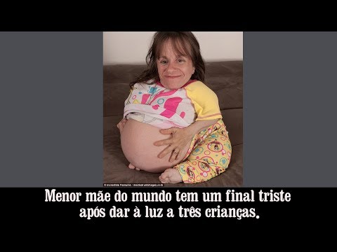 Vídeo: A menor mulher do mundo tornou-se mãe pela terceira vez