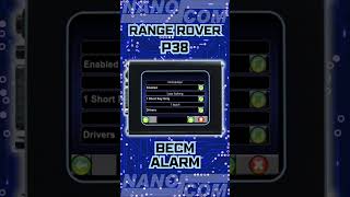 RANGE ROVER P38 BECM ALARM