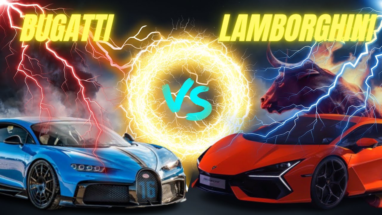 Road Monsters Bugatti Chiron ss VS revuelto you expect who