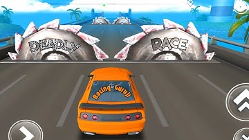 DEADLY RACE - Orange Car Speed Bumps Challenge 3d Gameplay 2020 Android IOS