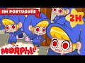 Travessura da Mila robô | 2 HORAS de Morphle em Português | Desenhos Animados para Crianças