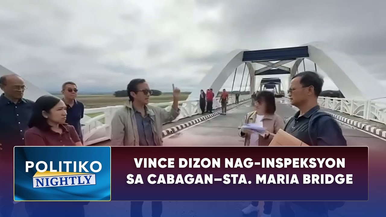 Vince Dizon nag-inspeksyon sa Cabagan-Sta. Maria bridge