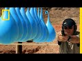 銃弾を止めることができる水風船の数は? | ナショジオ