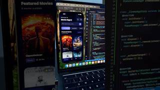 Flutter Movie Ticket App in 50 sec 🔥 #flutter #shorts