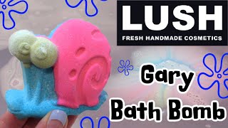 LUSH Gary the Snail Bath Bomb DEMO | SpongeBob Exclusive!