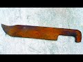 Restoration Rusty Handmade Giant Knife