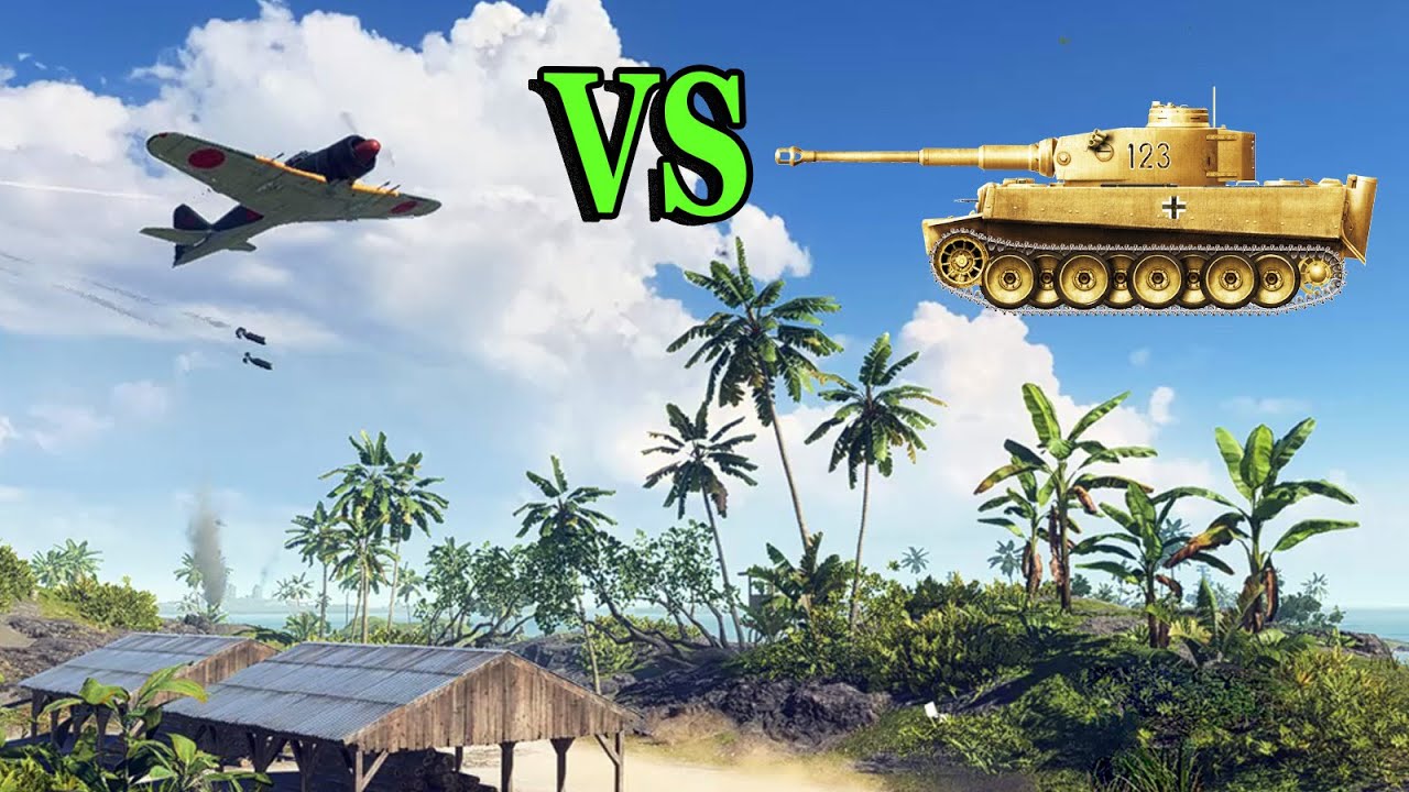 Battlefield 5 ONLY TANK VS PLANE (CHALLENGE)
