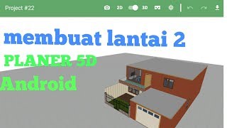 Cara Membuat Lantai 2 - Planner 5D android