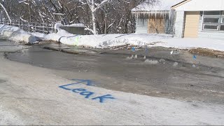 Freezing temperatures causing increase in water main breaks