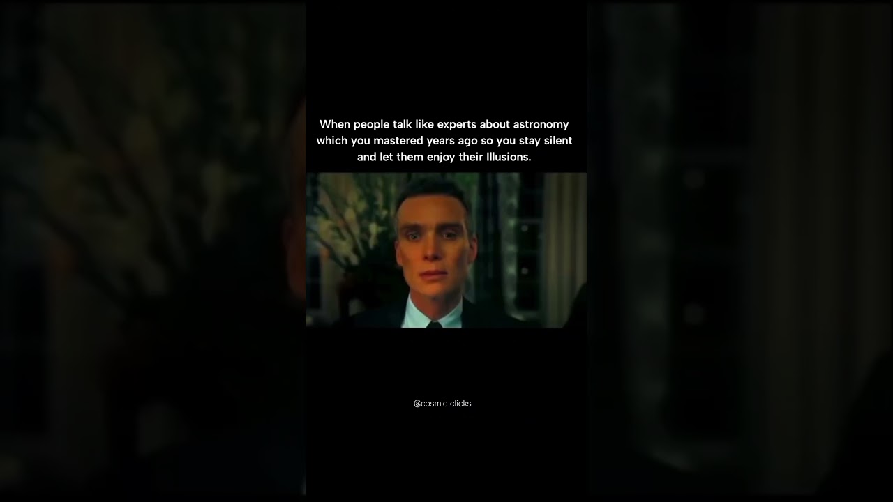 When people talk like a aexperts about astronomy