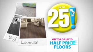 Carpetright March Madness extra 10% bonus 30 second TV ad