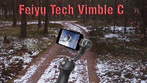 Feiyu Vimble C with LG G6. Sample video in 4K.