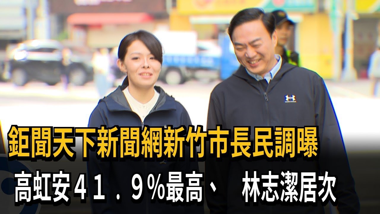 「新竹市長選戰」最新民調 高虹安41.96%最高、林志潔24.38%居次－民視新聞