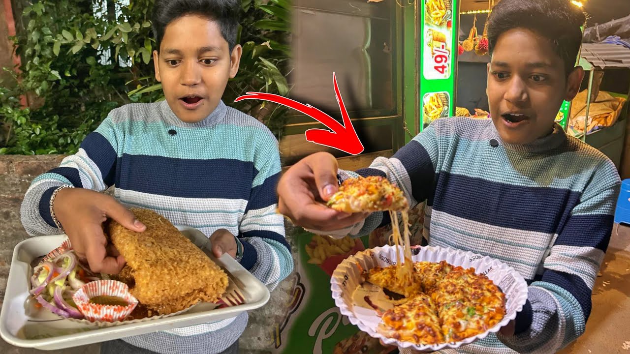 চুঁচুড়া শহরের দারুন সব খাবারের খোঁজ🔥ভেটকি ফিশ কবিরাজি,পুডিং,পিজ্জা❤️।Bong Krishna।