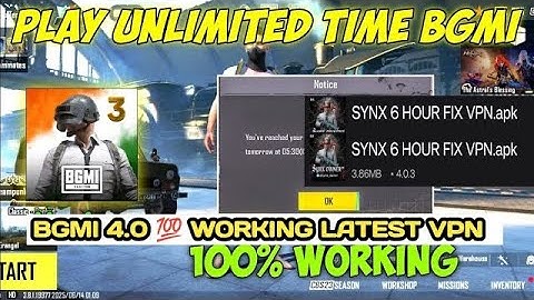 How To Play More Than 6 Hours In Bgmi | Android & Ios - Bgmi time limit problem solution vpn 2025 💯